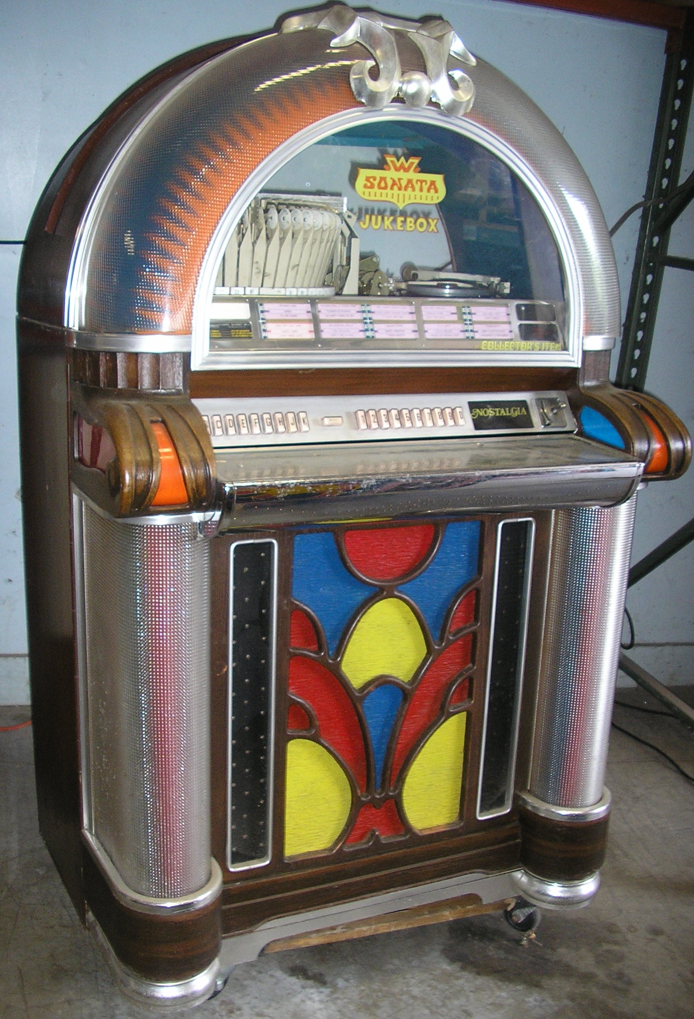 WURLITZER SONATA 1050 Jukebox for sale - PLAY'S 45's 